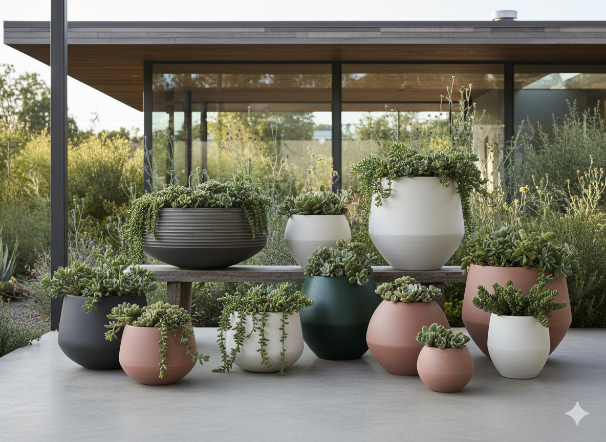 Modern Ceramic Planters